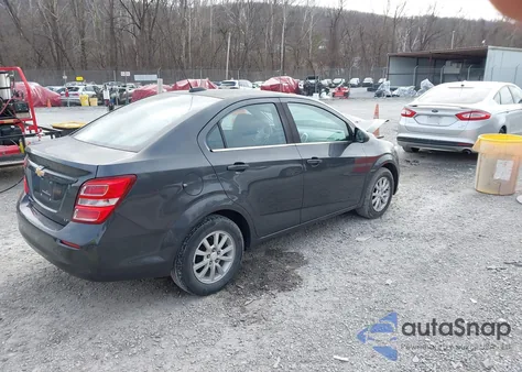 2017 Chevrolet Sonic Lt Auto из США, поврежденный, VIN 1G1JD5SH3H4138735